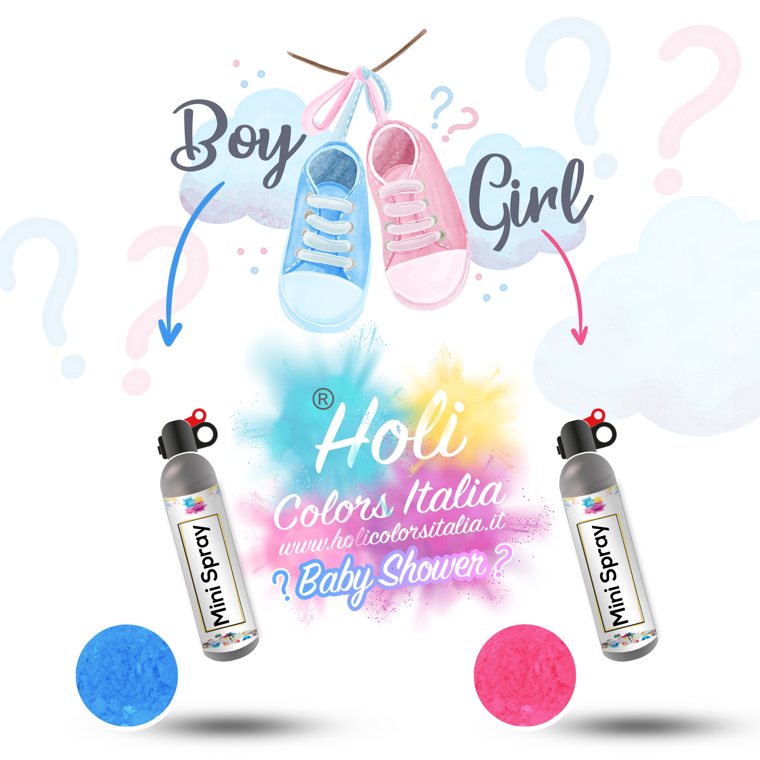 gender reveal italia holi ball